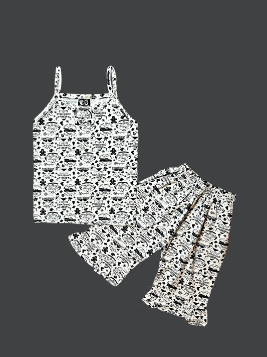 Tanktop suit imported jersey fabric