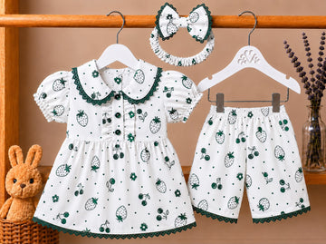 Jashn-e-Azadi Strawberry & Cherry 3-Piece Set