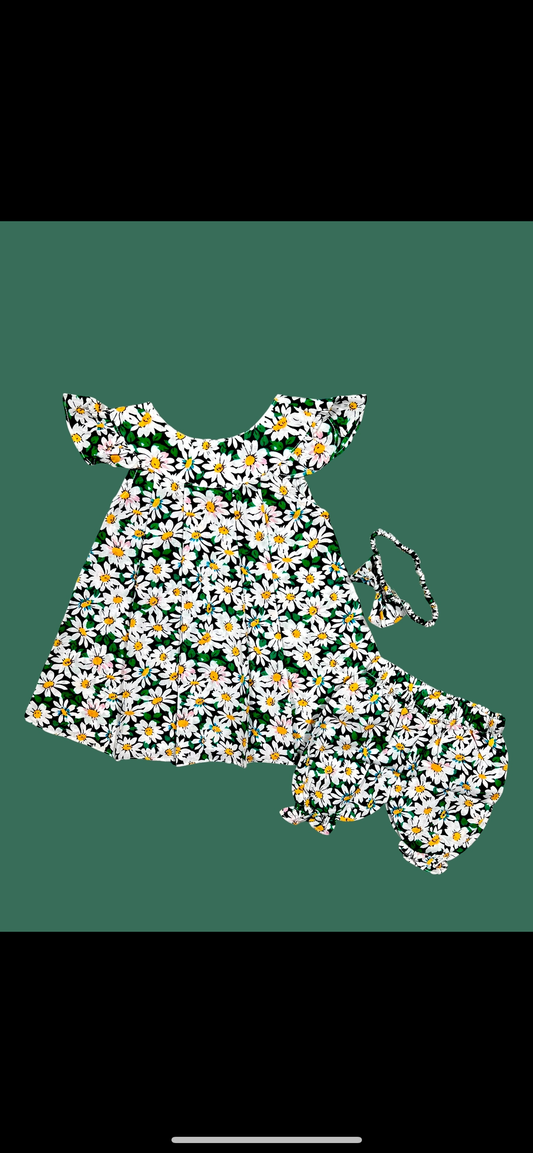 Sunflower Lawn Colours With Shorts and Hairband