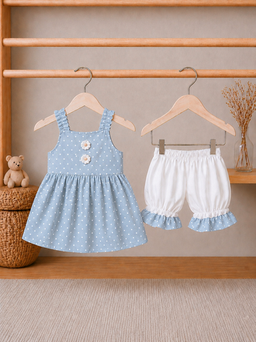 Cotton lawn Stylish Striped Top with Matching Shorts