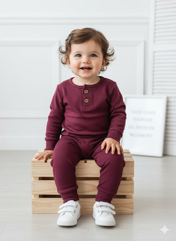 Thermal Plocket Suit High Quality - Maroon Color