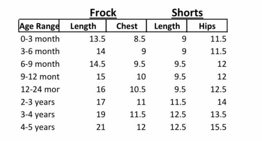 Cotton Frock With Nekar