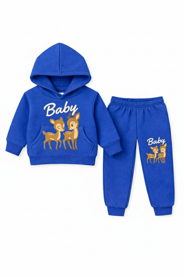 Kids' Luxury Inspired Logo 2-Piece Fleece Hoodie & Jogger Set