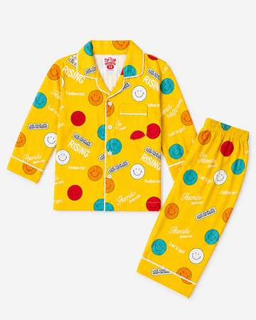Sunshine Smiley Kids Night Suit Set