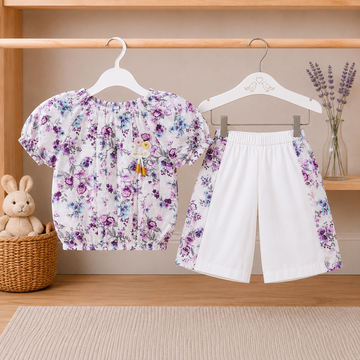 Little Princess Floral Summer Outfit Set