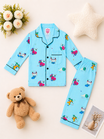 Aqua Dino Play Kids Night Suit Set