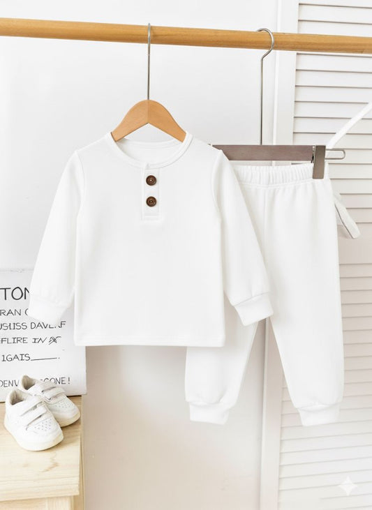 Thermal Plocket Suit High Quality - White Color