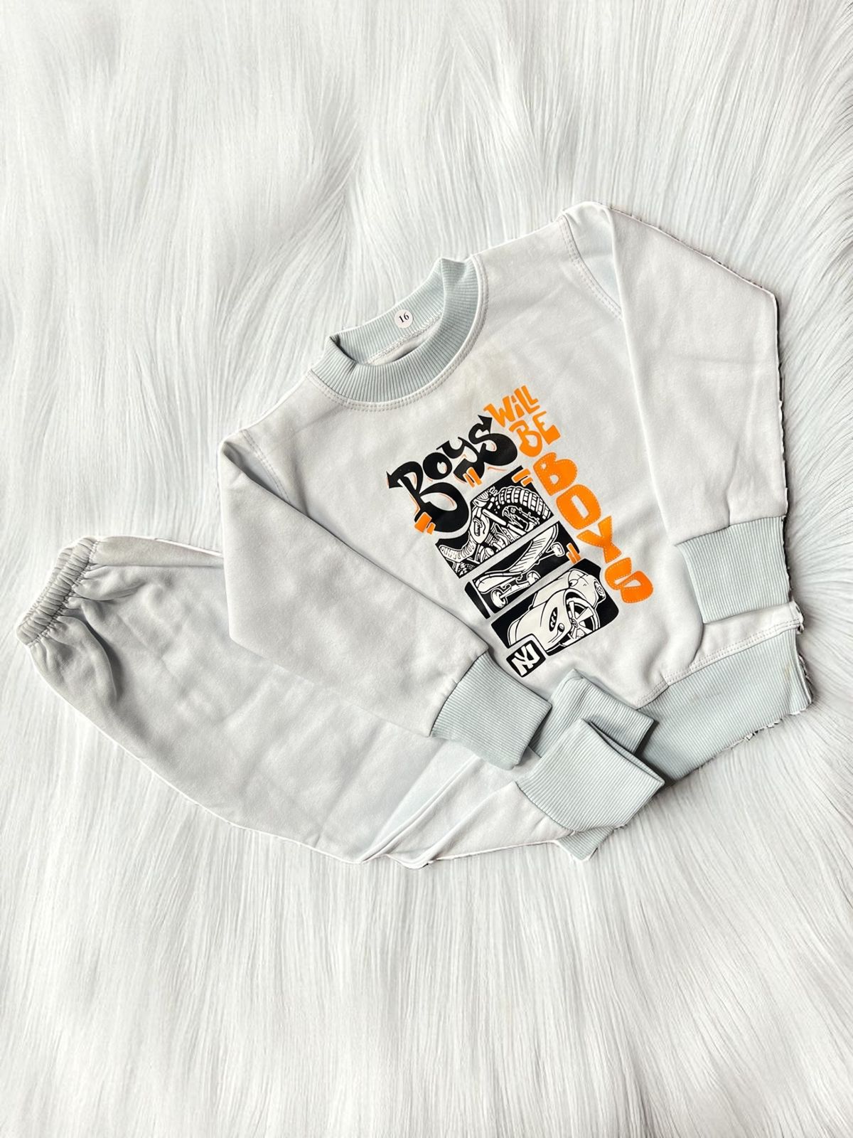 Fleece Suit Boys will be Boys