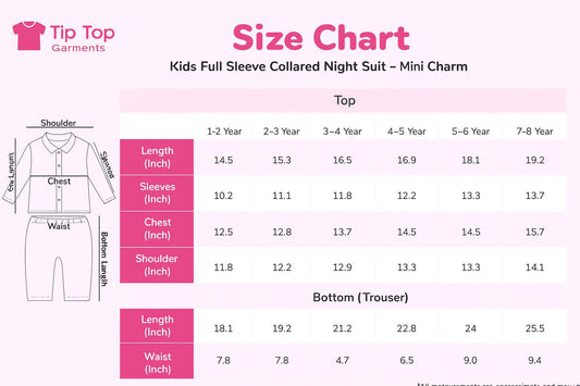 Girls Pink Bunny Night Suit – “Have a Good Night” Print