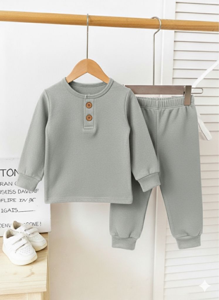 Thermal Plocket Suit High Quality - Light Grey Color