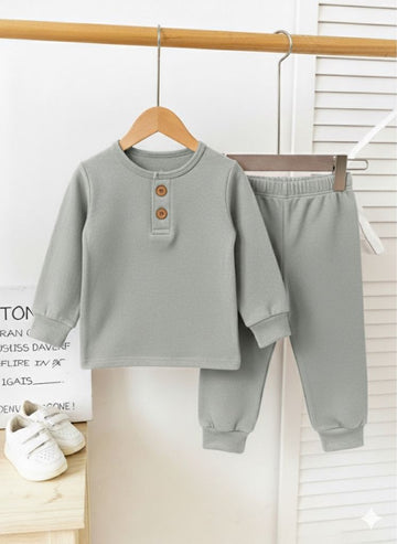 Thermal Plocket Suit High Quality - Light Grey Color
