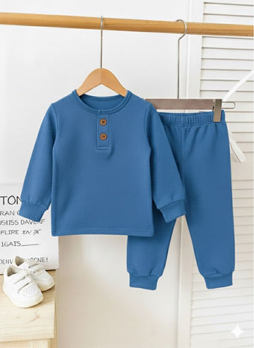 Thermal Plocket Suit High Quality - Blue Color