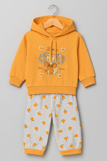 French Terry Girls Suit Love Style