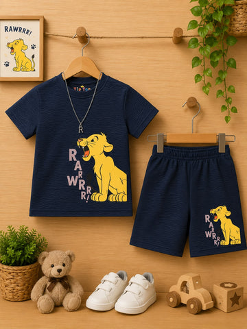 Disney Lion King Kids Summer Set | Premium China Fabric | Soft Breathable